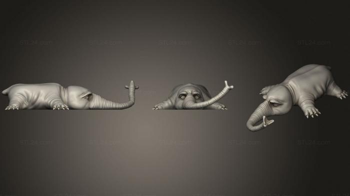 Статуэтки животных (Пикассо, STKJ_2396) 3D модель для ЧПУ станка